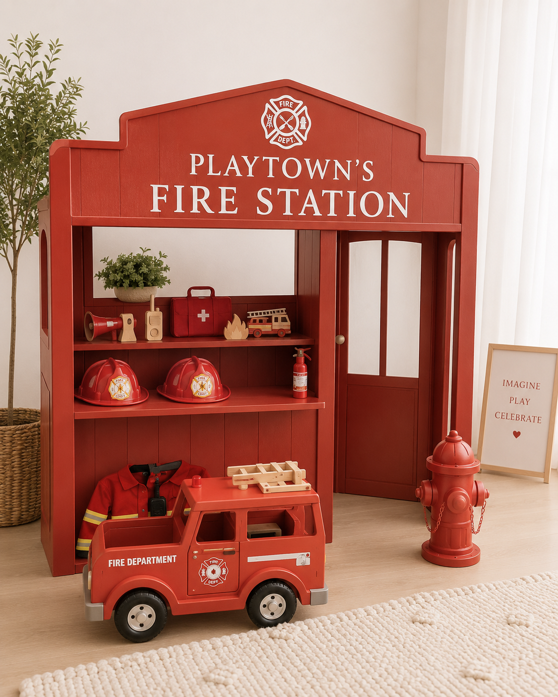 Fire Station playhouse